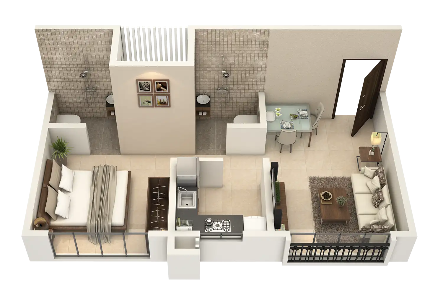 Royal Pristo 1 BHK Futura